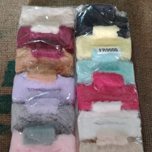 0b551384-c122-4366-959b-e8ad3435d122.jpg Soft Velvet Furry Hair Clutcher Clips Set (12 Pc)