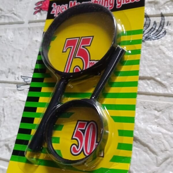 0c685f96-b0d4-4274-b4d7-ef92c09752d4.jpg Magnifying Glass Lens – Dual-Sided Glass Magnifier (75mm & 50mm, 2 Pc Set)