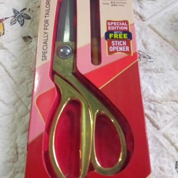 Sharp Stainless Steel Tailoring Scissors for Professionals (9.5 Inch)