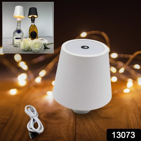 0e36c1e3-d86f-46d9-acab-bbd9b9194156.jpg USB Rechargeable LED Bottle Lamp – 3-Color Dimmable Wireless Table Light (1 Pc)