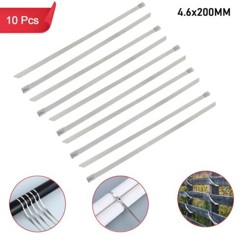0ef94b6a-6312-48ee-ac04-9164174bf6b4.jpg Multipurpose Stainless Steel Cable TIE (10 pcs Set / 4.6x200MM)