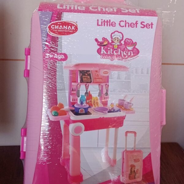 0f2aa807-2ce8-4f1c-9de6-854140fdad6a.jpg Kitchen Set Kids with Suitcase Role Play Cooking Toy for Girls & Boys (3+)