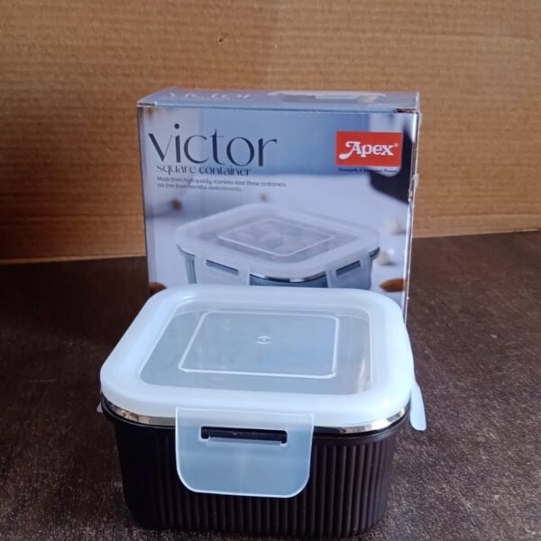 Apex Victor Square Food Storage Container (400 ML / 1 Pc)
