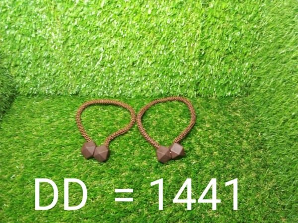 Home Magnetic Curtain Tiebacks, Straps, Buckle, Clips Rope (2 Pc)