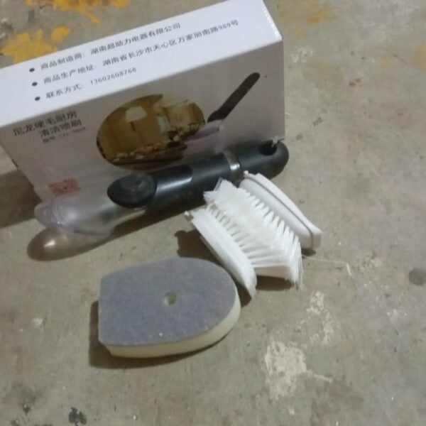 0fded364-4c8a-4b0a-a287-682f52a9a16f.jpg Dish Scrubber with Soap Dispenser, Soap Dispensing Dish Brush Set (1 Set)