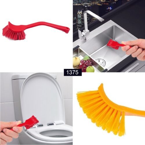 1-1FT_91d490aa-8cd9-43be-921e-0b925b5a720c.jpg Plastic Wash Basin / Toilet Seat Cleaning Brush (Multicolour)