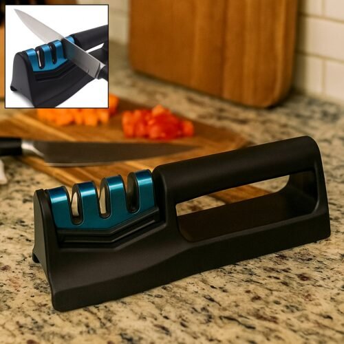 10020_knife_sharpener_1pc.jpg Kitchen Knife Sharpener – Handheld Chefs & Serrated (1 Pc, Chopper Not Included)