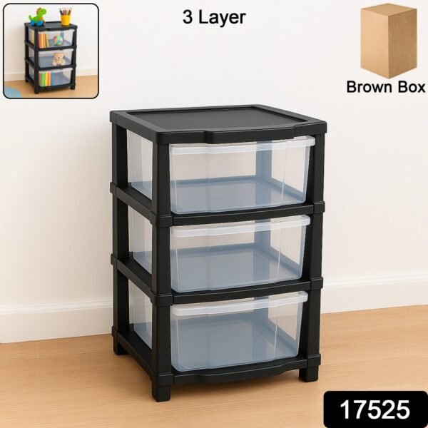 100217525-20Pc-Classictransparentdrawer3layer-Av-Sv.jpg 3-Layer Classic Transparent Drawer Storage Organizer