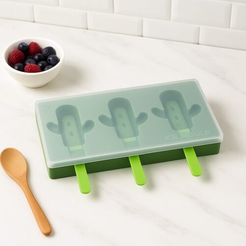Cactus Shape Ice Cream Mould Homemade Ice Molds for DIY Summer Food Kitchen Tools 1 Pc