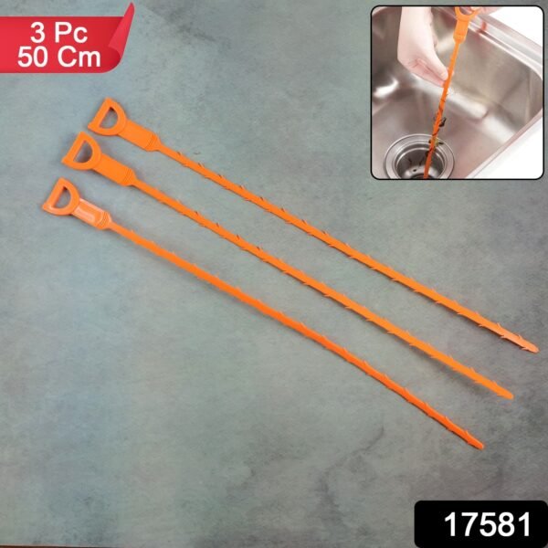 100817581-1884Pc-DD10488-Av-Sv.jpg Flexible Sink & Drain Cleaning Stick – 50 cm Long (Pack of 3)