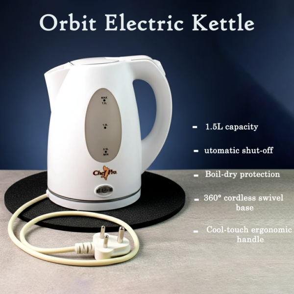 Orbit Electric Kettle (1.5L / 1 Pc)