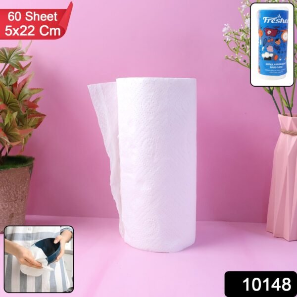 Freshee Kitchen Paper Towel Roll - 60 Sheets (21.5 × 22 cm Each)