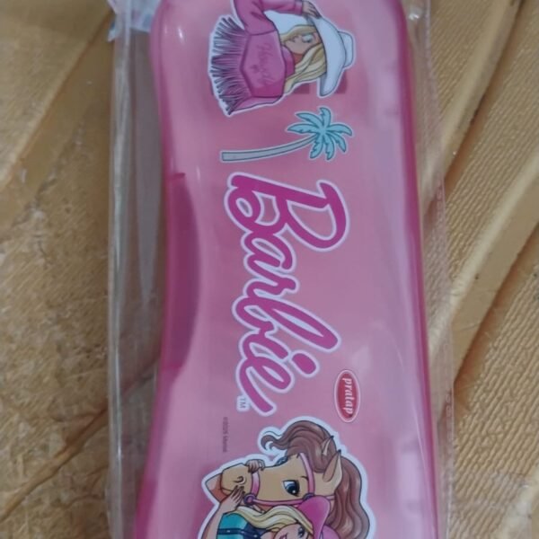 Cute Cartoon Printed Plastic Compass Box for Kids (1 Pc)