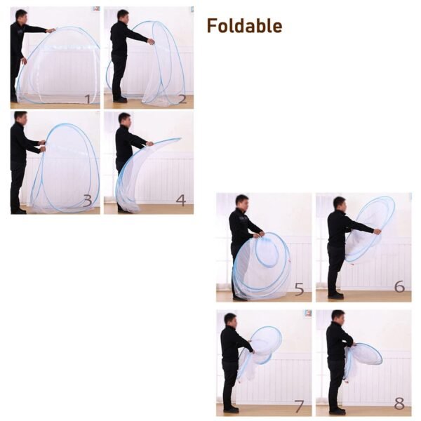 Premium Polyester Foldable Mosquito Net Tent (100 Cm Long / 1 Pc)