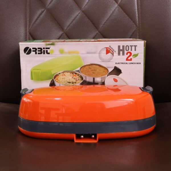Orbit Electric Lunch Box with Dual Stainless Steel Containers Set