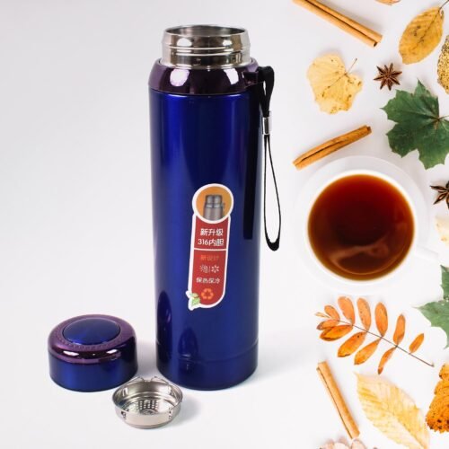 10_210949d9-f590-423a-b303-e0d5663a25d0.jpg Vacuum Insulated Stainless Steel Bottle, Double (Approx 1000 ML / 1 Pc / Mix Color)
