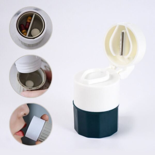 Pill Crusher and Grinder 4 in 1 Pill Crusher