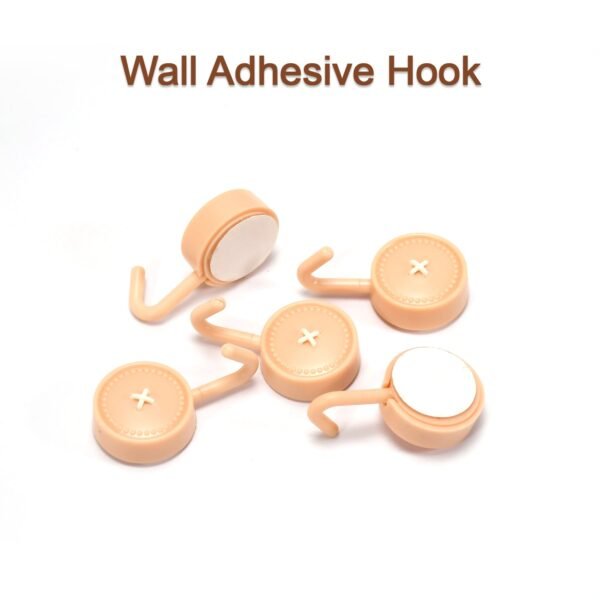 Self-Adhesive Sticky Wall Hooks (10 Pcs)