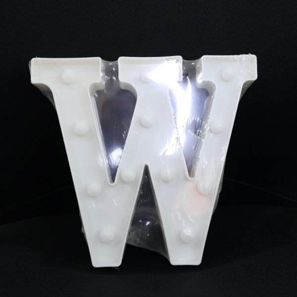 W Shaped LED Decorative Night Light (1 Pc)