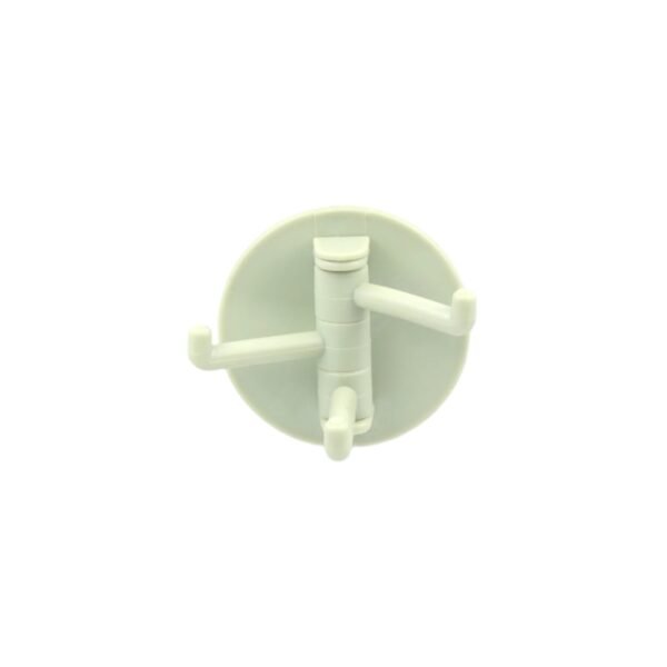 10_575c2e9c-8d9a-4b0c-84db-d7e52edee995.jpg 180° Rotating Punch-Free 3-Hook Sticky Hook – 1 Pc