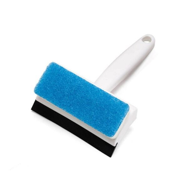 2-in-1 Glass Wiper & Brush – Double-Sided Cleaner for Mirrors, Tiles & Windows