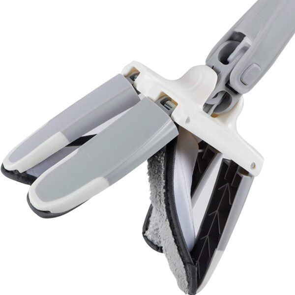 X-Shape Hands-Free Squeeze Microfiber Floor Mop for Home Cleaning
