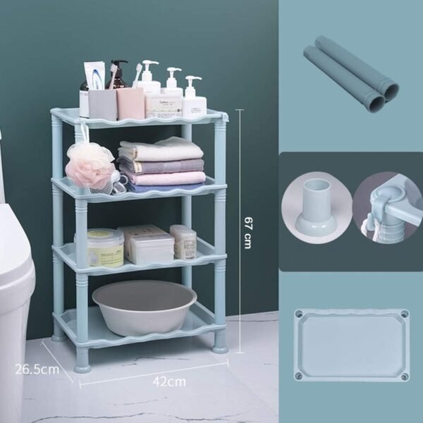 10_7540fb68-f66a-465e-8a8e-7669d8c3d7c6.jpg 4 Layer Multifunctional Storage Shelf Organizer Narrow Storage Rack for Kitchen