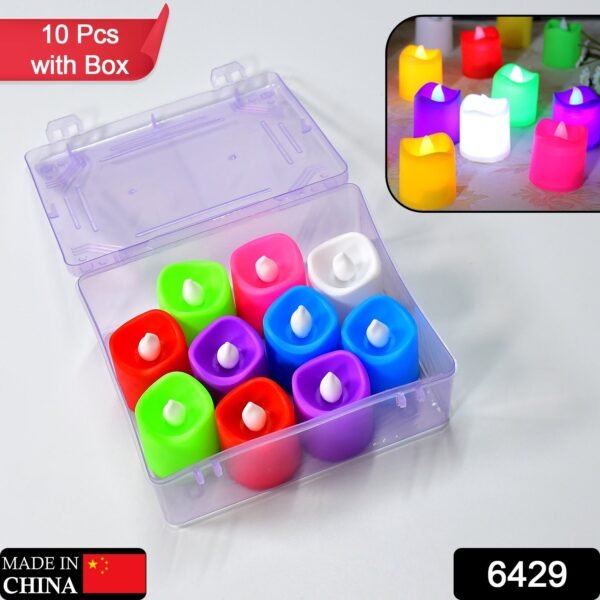 10_9d5d4520-1a06-4e82-a775-df08e29f16cb.jpg LED Tealight Candles – Battery Operated Decorative Lights (10 Pcs)