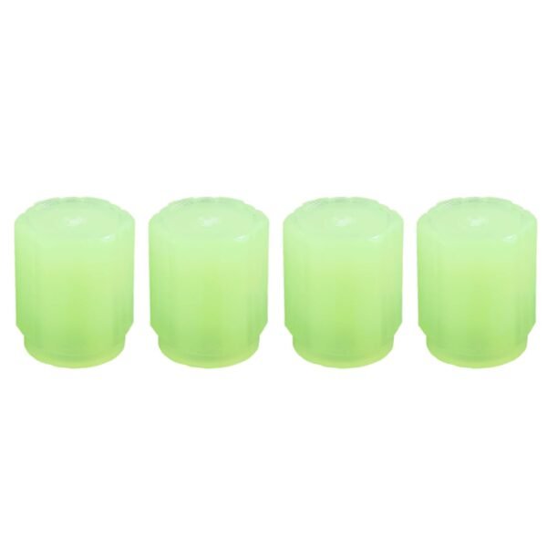 Tyre Valve Caps Luminous Glow Car Tire Valve Cap Covers vaal cap (4 Pcs Set)