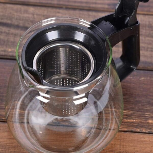 Flame Proof Glass Kettle and Cup Set with Strainer High Quality Set  24 Pc