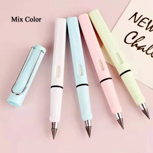 10_c130f424-4d8c-4c90-8c18-8c1f4e25776c.jpg 2-in-1 Everlasting Magic Pencil with Replaceable Eraser (1 Pc / Mix Color)