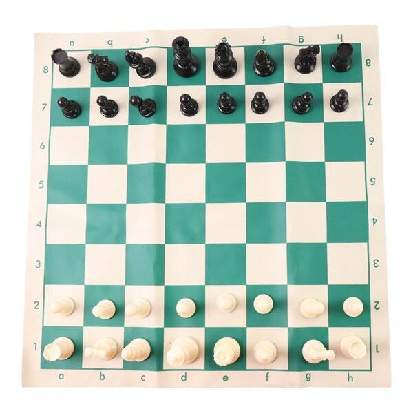 Small Premium Portable Chess Set Plastic Chess Pieces (1 Set)