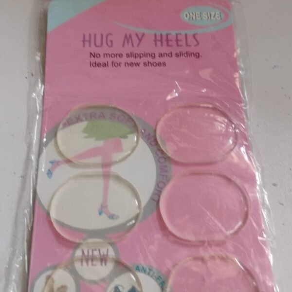 Silicone Shoe Insoles Pads, Mat Silicone Heel Pads (1 Pair)