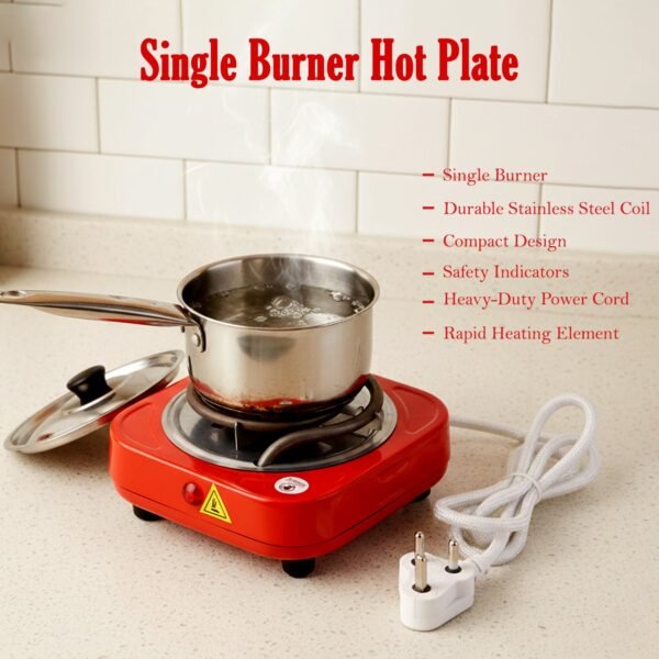 11024_electric_hot_plate_1pc_no1.jpg Portable Electric Hot Plate Single Burner -1 Pc