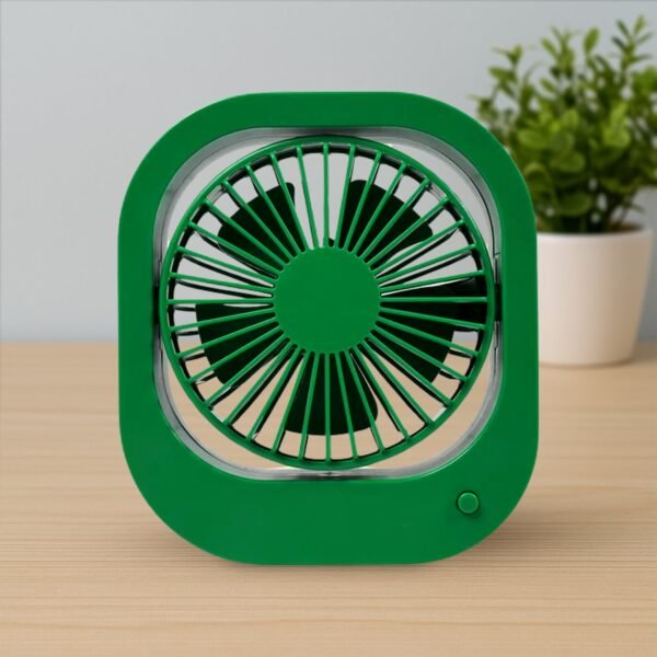 Portable USB Fan Rechargeable 2-Speed 180° Rotating Quiet Personal Fan