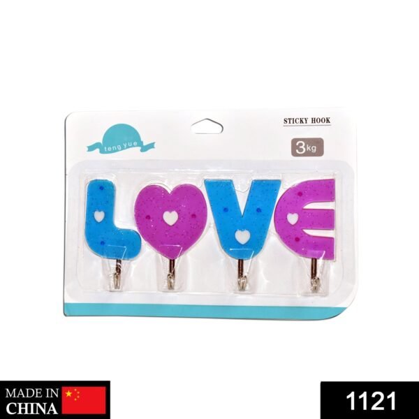 1121.jpg Love Shape Self Adhesive Hooks