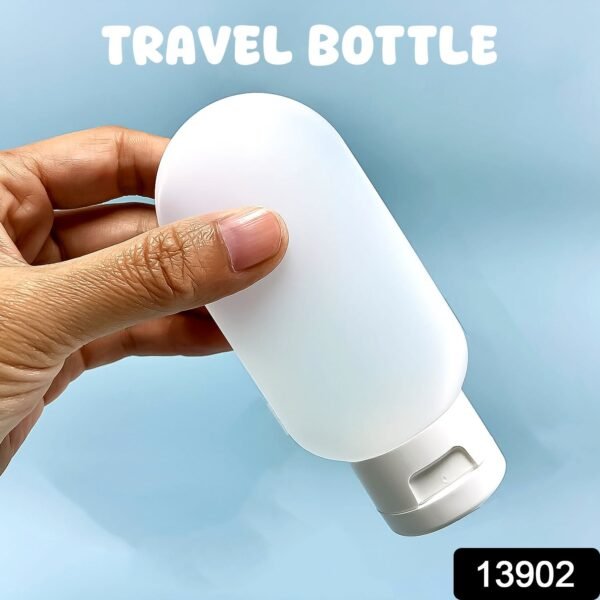 Small Plastic Travel Bottle Set (1 Pc / 60 ML Approx / Mix Color)