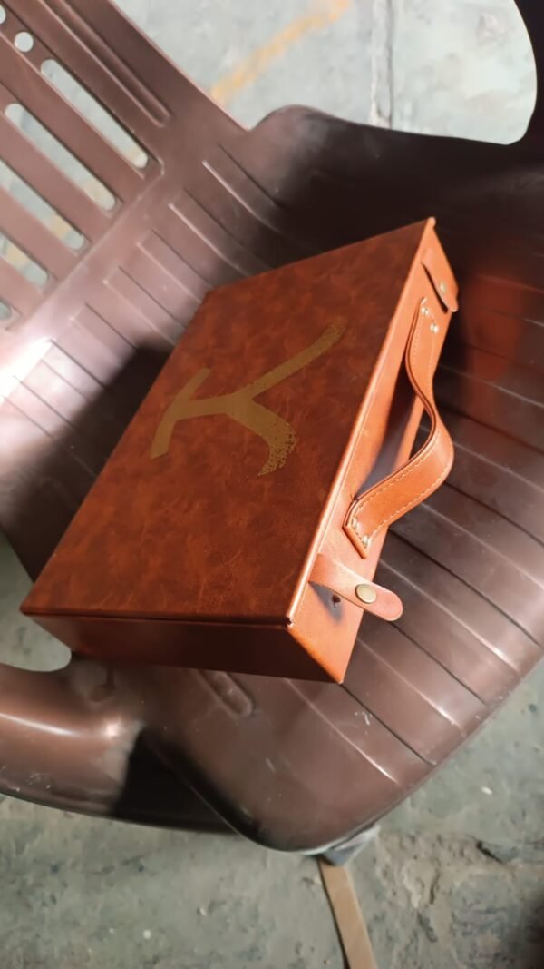 113d2c0e-97dc-4bec-adea-3ad09c9fc659.jpg Multi Purpose Use Carrying Leather Case Briefcase (30×20 Cm / 1 Pc / B Grade)