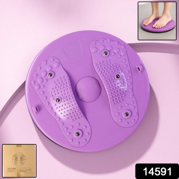 Waist Twisting Disc Portable Magnetic Body Twister Board with Acupressure Massage