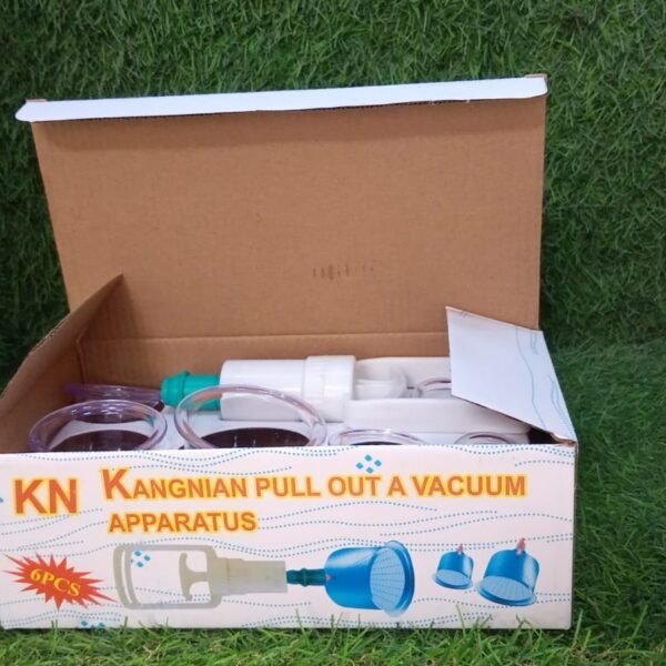 Vacuum Cupping Set – 6 Pc Massage Therapy Suction Kit for Relaxation