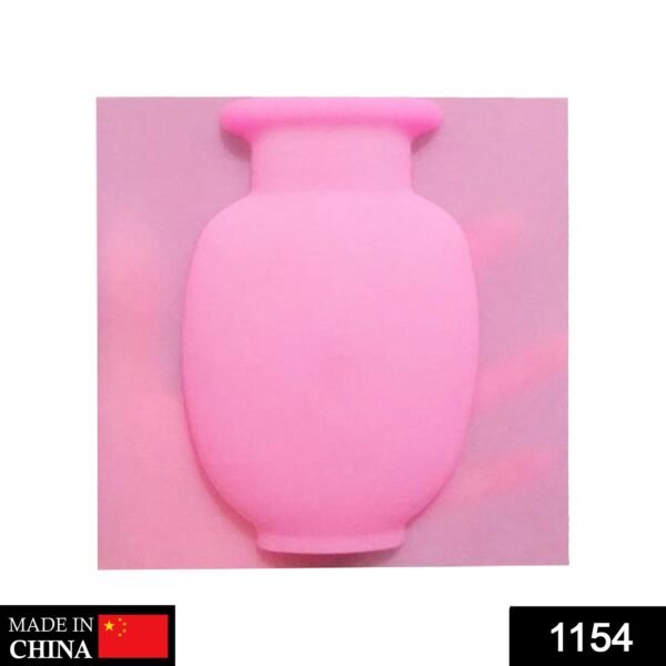 1154_36d0099b-dc45-4f67-8212-8fa7bab14456.jpg Wall Hanging Silicone Flower Pot Sticker Plant Rack for Decoration (MultiColour)