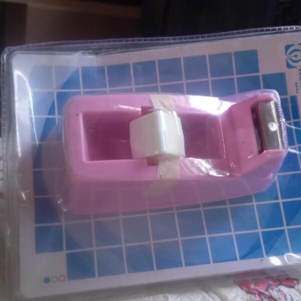 1176528f-67e1-4b26-b742-80fcb6f136c5.jpg Plastic Tape Dispenser Cutter for Home Office use(1 pc / 300 Gm)