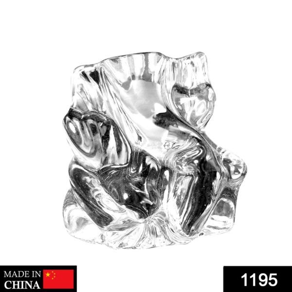 Crystal Glass Ganesha Idol for Home, Office and Car Dashboard, Ganesh Ganesha