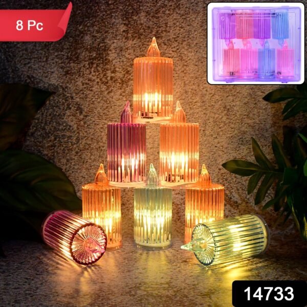 119_08918ab9-a9ac-4b07-af1a-f4acfa45cc2a.jpg Decorative Flameless Electronic LED Candle Light Set (8 Pc)