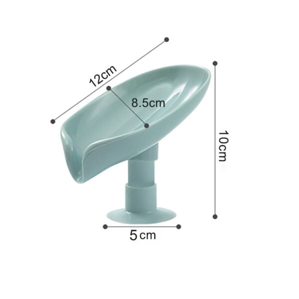Self Draining Soap Holder for Bathroom Leaf Shape Soap Tray