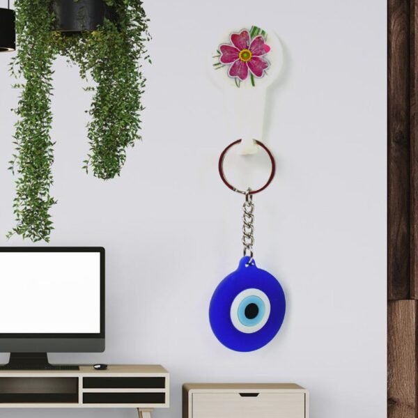11_dffe662f-ec2b-40be-85a9-ce9ba1ef6473.jpg Evil Eye Rubber / Silicone Keychain (1 Pc / Blue Color)