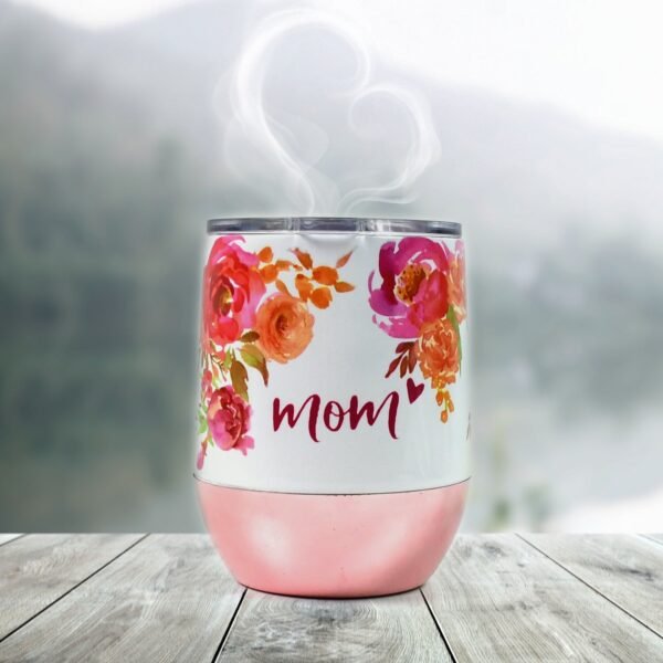 Stainless Steel Vacuum Insulated Mug with Lid, Tumbler (1 Pc / Mix Design & Color)