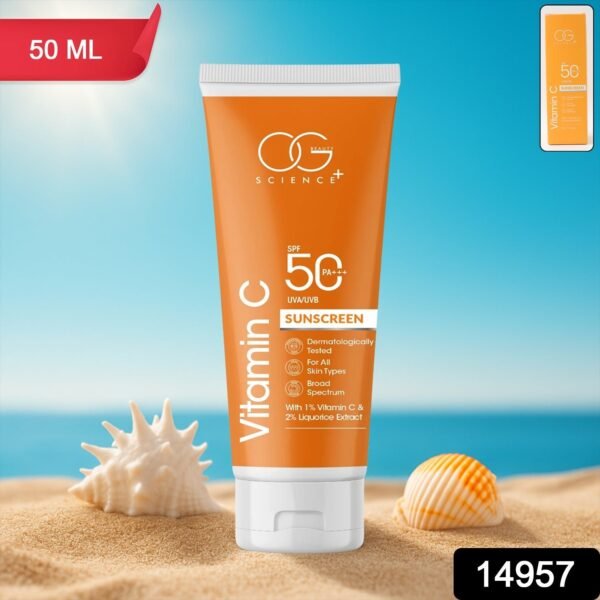11e07e4d-1f47-4da0-917f-04000daf8da3.jpg OG Beauty Vitamin C Sunscreen SPF 50 PA+++ - (1 Pc / 50Ml)
