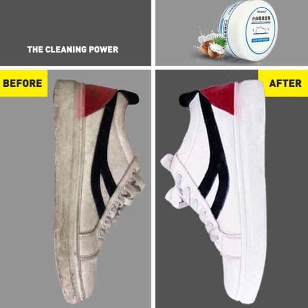 Shoe Polish Stain Remover Cleansing Cream for Sneakers & Leather
