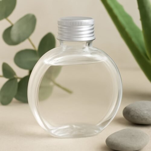 12141_multi_tran_plastic_container_1pc.jpg Multipurpose Transparent Round Clear Plastic Container (1 Pc)